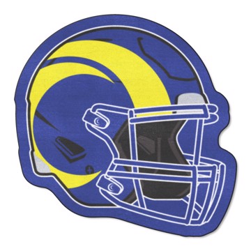 Wholesale-Los Angeles Rams Mascot Mat - Helmet NFL Accent Rug - Approximately 36" x 36" SKU: 31744
