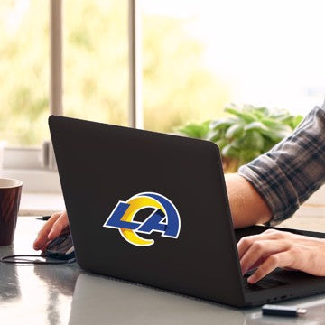 Wholesale-Los Angeles Rams Matte Decal NFL 1 piece - 5” x 6.25” (total) SKU: 61240