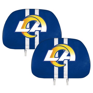Wholesale-Los Angeles Rams Printed Headrest Cover NFL Universal Fit - 10" x 13" SKU: 62029