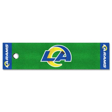 Wholesale-Los Angeles Rams Putting Green Mat NFL Golf Accessory - 18" x 72" SKU: 9030
