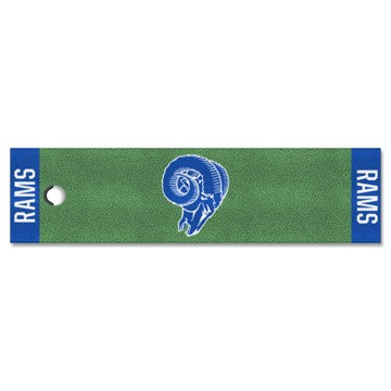Wholesale-Los Angeles Rams Putting Green Mat - Retro Collection NFL 18" x 72" SKU: 32620