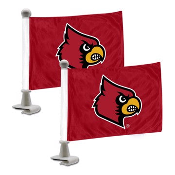 Wholesale-Louisville Ambassador Flags University of Louisville Ambassador Flags 4” x 6” - "Cardinal Head" Primary Logo SKU: 61912