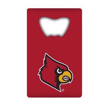 Wholesale-Louisville Cardinals Credit Card Bottle Opener 2” x 3.25 SKU: 63351