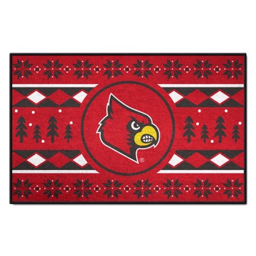 Wholesale-Louisville Cardinals Holiday Sweater Starter Mat 19"x30" SKU: 25838