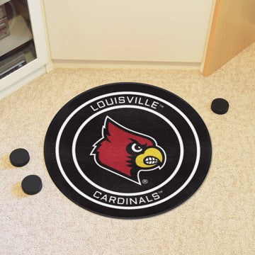 Wholesale-Louisville Puck Mat Louisville Hockey Puck Rug - 27in. Diameter SKU: 33186