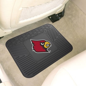 Wholesale-Louisville Utility Mat University of Louisville 1-piece Utility Mat 14"x17" - "Cardinal" Logo SKU: 10069