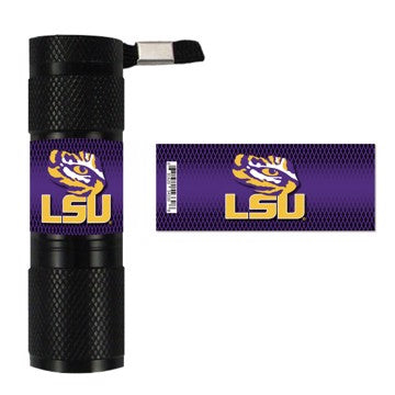 Wholesale-LSU Flashlight Louisiana State University Flashlight 7" x 6" x 1" - "Tiger Eye and Wordmark" Logo SKU: 62375
