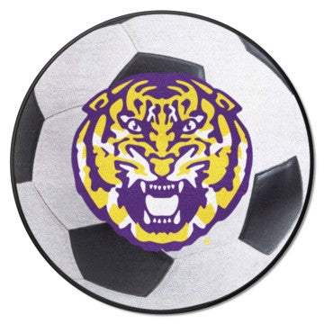 Wholesale-LSU Tigers Soccer Ball Mat 27" diameter SKU: 35747