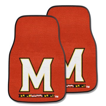 Wholesale-Maryland Terrapins 2-pc Carpet Car Mat Set 17in. x 27in. - 2 Pieces SKU: 5454