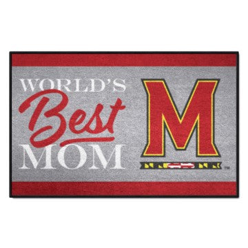 Wholesale-Maryland Terrapins Starter Mat - World's Best Mom 19"x30" SKU: 34553