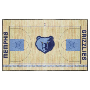 Wholesale-Memphis Grizzlies 6X10 Plush NBA Plush Area Rug - 70" x 117" SKU: 34443