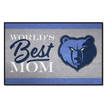 Wholesale-Memphis Grizzlies Starter Mat - World's Best Mom NBA Accent Rug - 19" x 30" SKU: 34183
