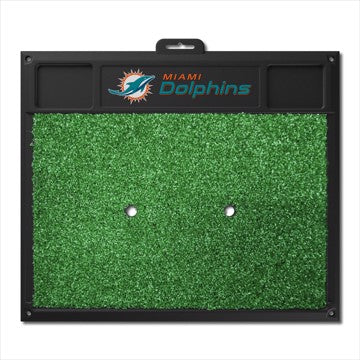 Wholesale-Miami Dolphins Golf Hitting Mat NFL Golf Accessory - 20" x 17" SKU: 15465