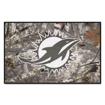 Wholesale-Miami Dolphins Starter Mat - Camo NFL Accent Rug - 19" x 30" SKU: 34230