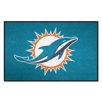 Wholesale-Miami Dolphins Starter Mat NFL Accent Rug - 19" x 30" SKU: 28771