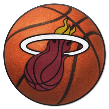 Wholesale-Miami Heat Basketball Mat NBA Accent Rug - Round - 27" diameter SKU: 10207