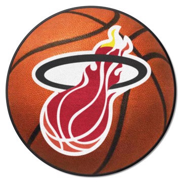 Wholesale-Miami Heat Basketball Mat - Retro Collection NBA Accent Rug - Round - 27" diameter SKU: 35319