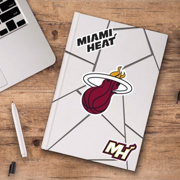 Wholesale-Miami Heat Decal 3-pk NBA 3 Piece - 5” x 6.25” (total) SKU: 63237