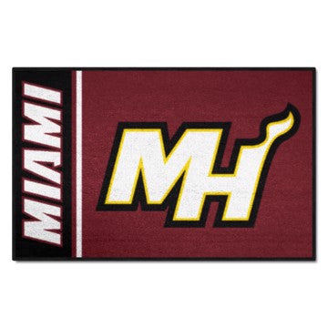 Wholesale-Miami Heat Starter Mat - Uniform NBA Accent Rug - 19" x 30" SKU: 17917