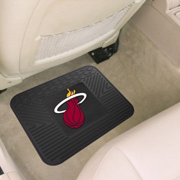 Wholesale-Miami Heat Utility Mat NBA Back Seat Car Floor Mats - 1 Piece - 14" x 17" SKU: 10015