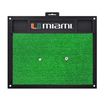 Wholesale-Miami Hurricanes Golf Hitting Mat 20" x 17" SKU: 15508