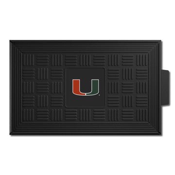 Wholesale-Miami Hurricanes Medallion Door Mat 19.5in. x 31in. SKU: 11364