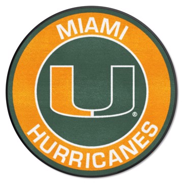 Wholesale-Miami Hurricanes Roundel Mat 27" diameter SKU: 18618