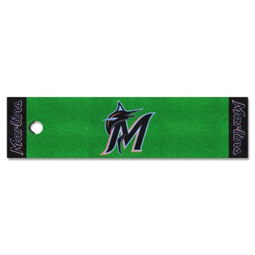 Wholesale-Miami Marlins Putting Green Mat MLB 18" x 72" SKU: 9044