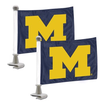 Wholesale-Michigan Ambassador Flags University of Michigan Ambassador Flags 4” x 6” - "M" Primary Logo SKU: 61914