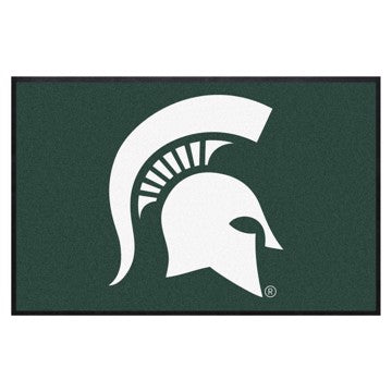 Wholesale-Michigan State 4X6 High-Traffic Mat with Durable Rubber Backing 43"x67" - Landscape Orientation - Indoor SKU: 9681