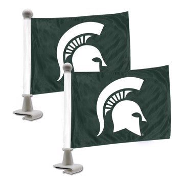 Wholesale-Michigan State Ambassador Flags Michigan State University Ambassador Flags 4” x 6” - "Spartan Helmet" Primary Logo SKU: 61915
