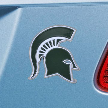 Wholesale-Michigan State Emblem - Color Michigan State University Color Emblem 2.1"x3.2" - "Spartan Helmet" Logo SKU: 22229