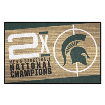 Wholesale-Michigan State Spartans Dynasty Starter Mat 19"x30" SKU: 25939