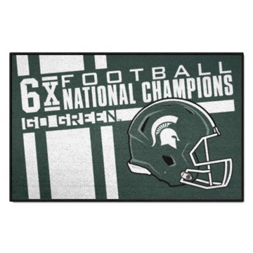 Wholesale-Michigan State Spartans Dynasty Starter Mat 19"x30" SKU: 25940