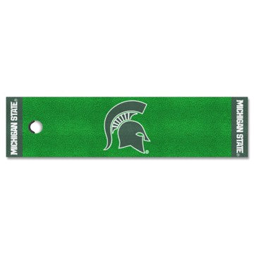 Wholesale-Michigan State Spartans Putting Green Mat 1.5ft. x 6ft. SKU: 9076