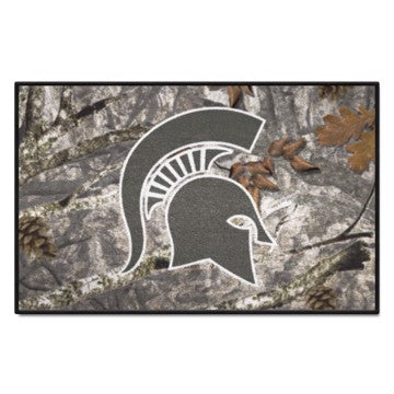 Wholesale-Michigan State Spartans Starter Mat - Camo 19"x30" SKU: 33953