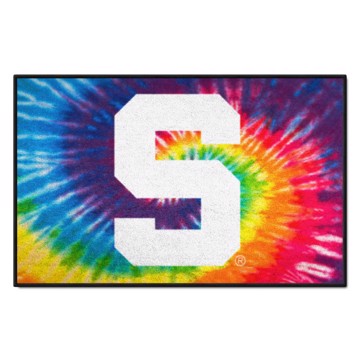 Wholesale-Michigan State Spartans Starter Mat - Tie Dye 19"x30" SKU: 34034