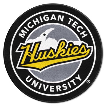 Wholesale-Michigan Tech Huskies Roundel Mat 27" diameter SKU: 22087