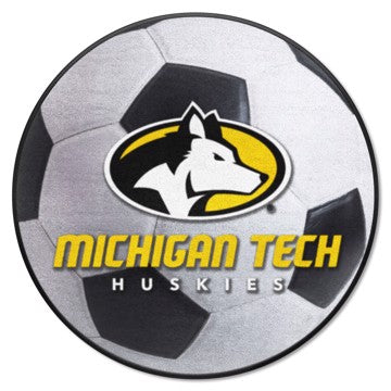 Wholesale-Michigan Tech Huskies Soccer Ball Mat 27" diameter SKU: 2138