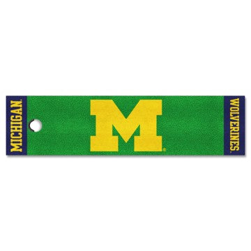 Wholesale-Michigan Wolverines Putting Green Mat 1.5ft. x 6ft. SKU: 9075