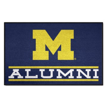 Wholesale-Michigan Wolverines Starter Mat - Alumni 19"x30" SKU: 18326