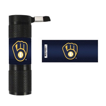 Wholesale-Milwaukee Brewers Flashlight MLB 1.1" H x 0.3" W x 3.4" L SKU: 62273