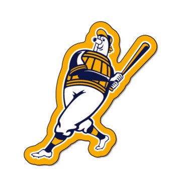 Wholesale-Milwaukee Brewers Mascot Mat MLB Accent Rug - Approximately 36" x 36" SKU: 28243