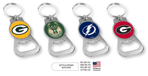 {{ Wholesale }} Milwaukee Bucks Bottle Opener Keychains 