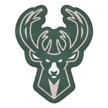 Wholesale-Milwaukee Bucks Mascot Mat NBA Accent Rug - Approximately 28.3" x 36" SKU: 21346