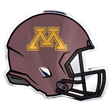 Wholesale-Minnesota Embossed Helmet Emblem University of Minnesota Embossed Helmet Emblem 3.25” x 3.25 - "M" Logo SKU: 60767