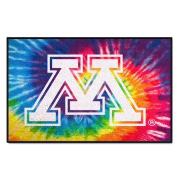 Wholesale-Minnesota Golden Gophers Starter Mat - Tie Dye 19"x30" SKU: 34035