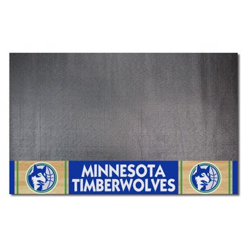Wholesale-Minnesota Timberwolves Grill Mat - Retro Collection NBA Vinyl Mat - 26" x 42" SKU: 35332