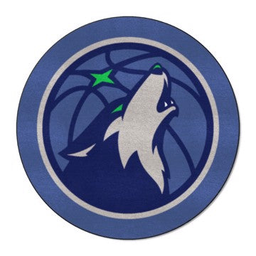 Wholesale-Minnesota Timberwolves Mascot Mat NBA Accent Rug - Approximately 33.8" x 36" SKU: 21348