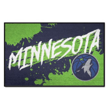 Wholesale-Minnesota Timberwolves Starter Mat - Slogan NBA Accent Rug - 19" x 30" SKU: 36001